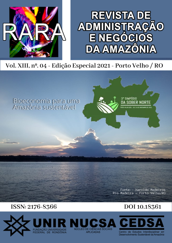 					Visualizar v. 13 n. 4 (2021): Bioeconomina para uma Amazônia sustentável - Edição Especial
				