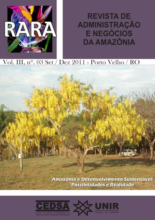 					Visualizar v. 3 n. 3 (2011): Amazônia e Desenvolvimento Sustentável: Possibilidades e Realidade
				