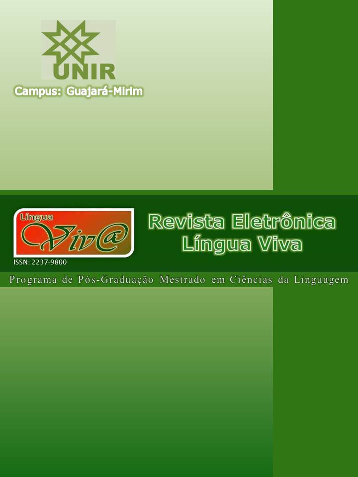 					Afficher Vol. 2 No. 1 (2012): Linguística na Amazônia: Estudos e pesquisas sobre as diversidades (socio)linguísticas e culturais em Rondônia
				