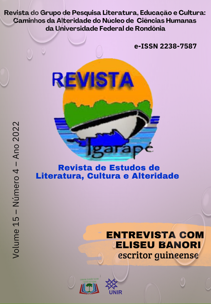 					Visualizar v. 15 n. 4 (2022): Revista de Estudos de Literatura, Cultura e Alteridade - Igarapé
				
